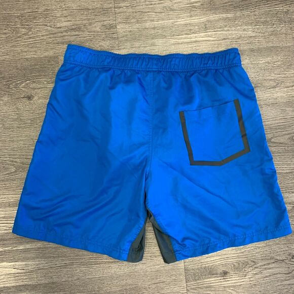 Reebok Board Shorts Men's Size XL Blue Mesh Lined Elastic Waist Drawstring Tie - Picture 3 of 10